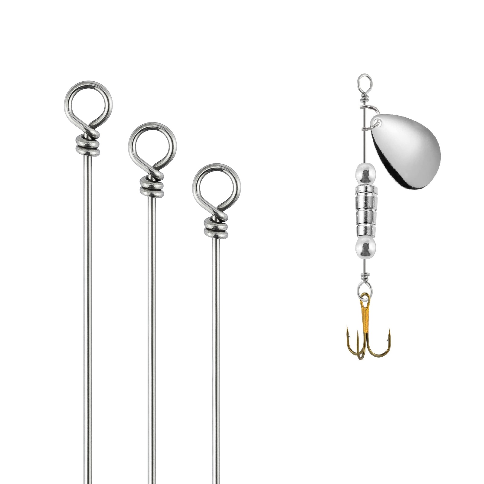 Bass Fishing Lure - 30/100 Stück Tokyo Rig Spinner Köderherstellung