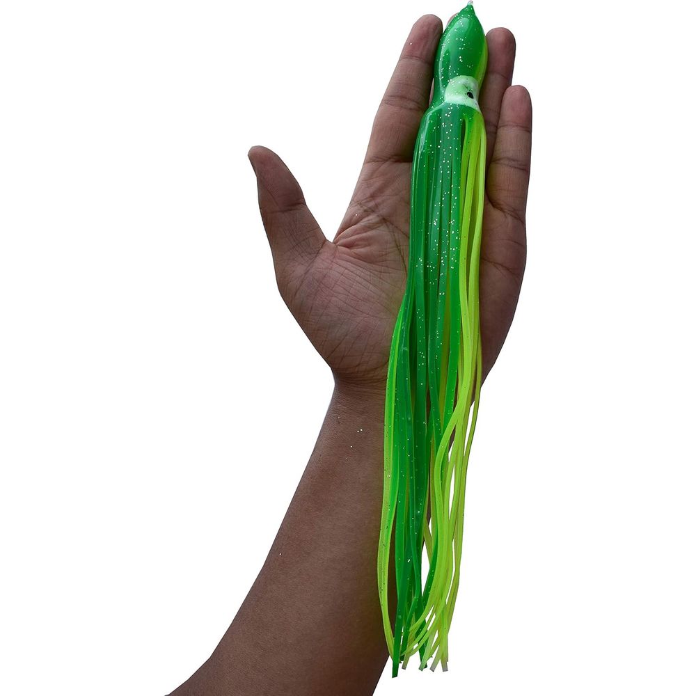 Bass Fishing Lure - Tintenfisch-Rockköder für Thunfisch-Trolling und Barsch-Angelsets