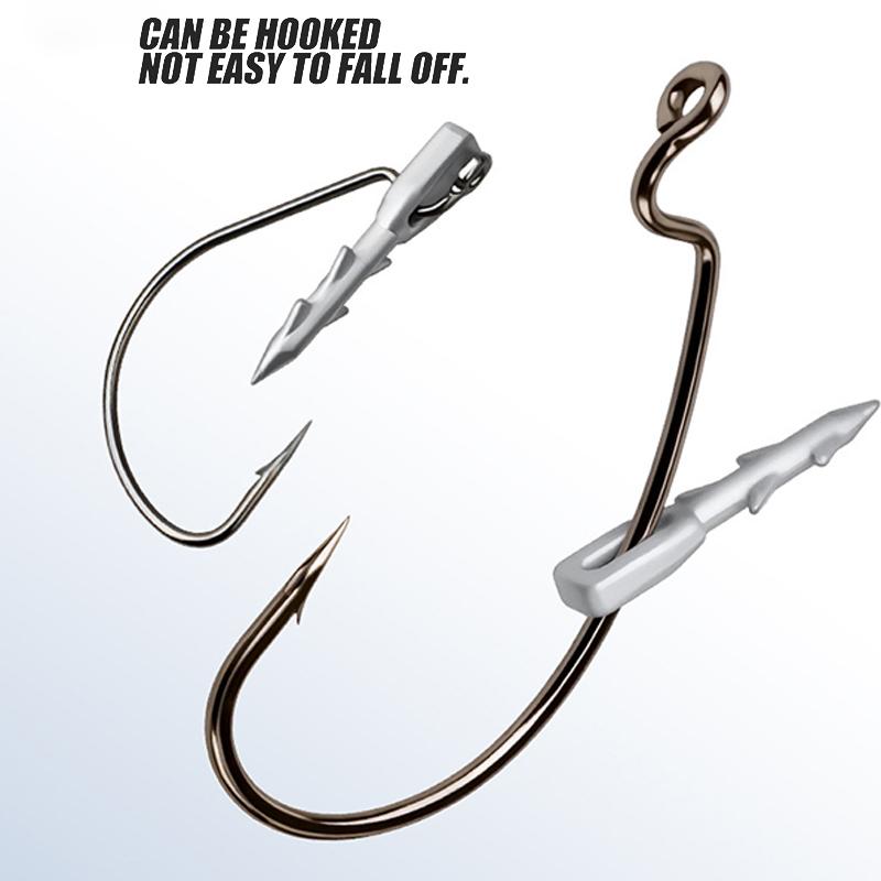 Bass Fishing Lure - 10 Stück Angelbleie Wurmköder-Gewichte Einsatz-Nagelbleie Finesse