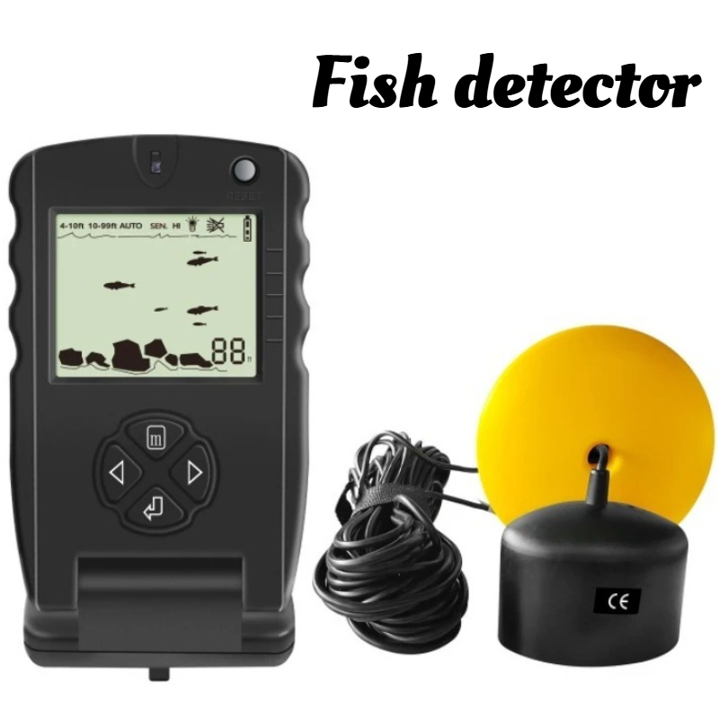 Fishing Equipment English - Sonar Fisch Detektor Leichte Tragbare Fisch