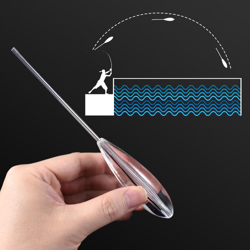 Bass Fishing Lure - 5 Stück sinkende Angelposen für Karpfen,