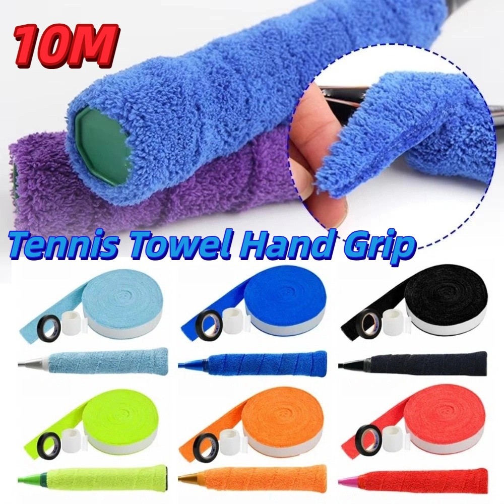 Fishing Rod Wrap Tape - Bunter Badminton-Schläger-Overgrip 10M Länge Schweißabsorbierendes Angelruten-Wickelband