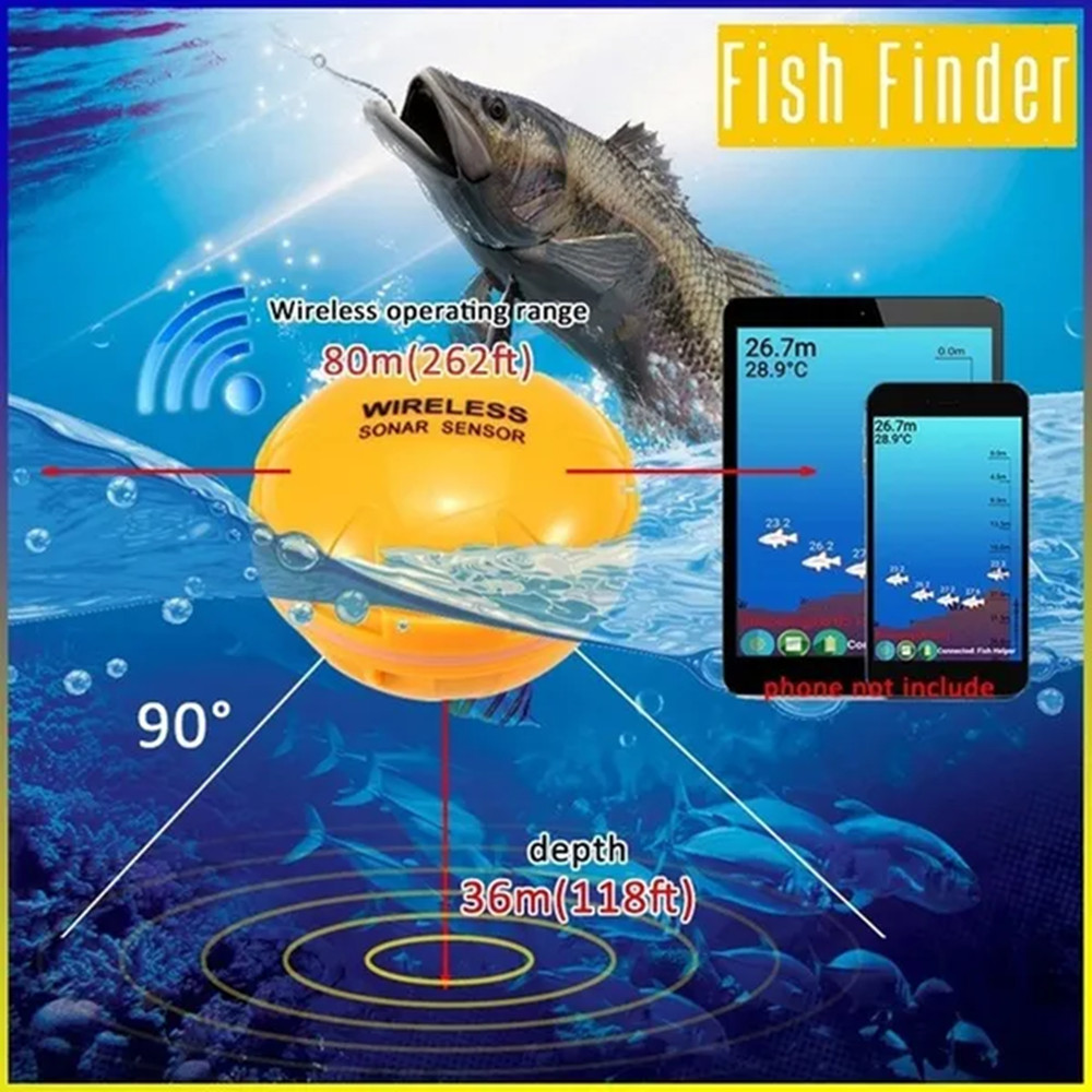 Smart Sonar Fischfinder, kabel – Fishing Equipment English Bewertung und Preis