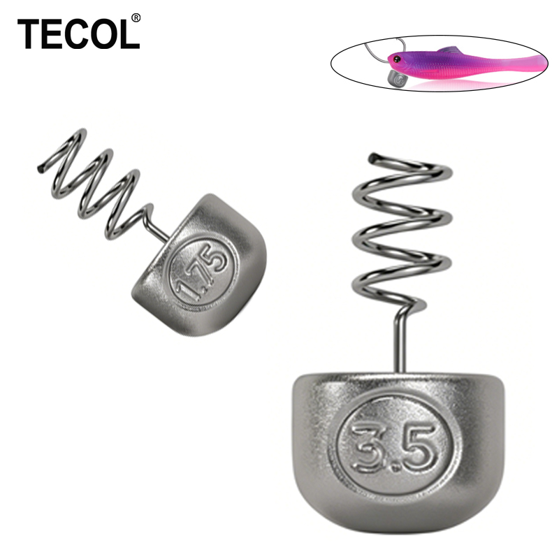 TECOL 1G 1.75G 2.7G 3.5G Spira – Bass Fishing Lure Bewertung und Preis