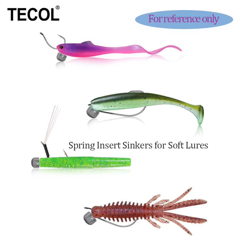 TECOL 1G 1.75G 2.7G 3.5G Spira – Bass Fishing Lure Bewertung und Preis
