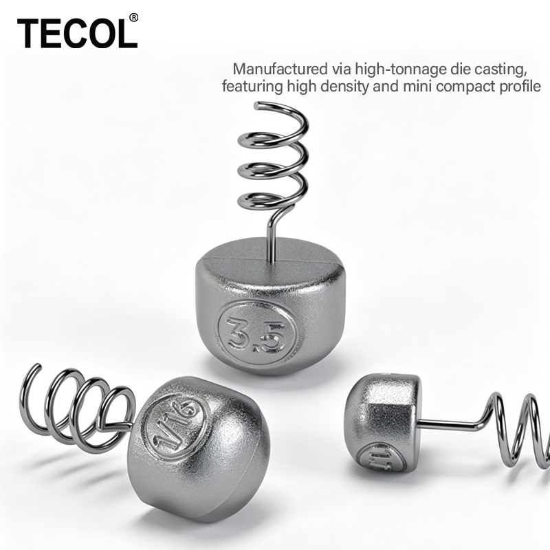 TECOL 1G 1.75G 2.7G 3.5G Spira – Bass Fishing Lure Bewertung und Preis