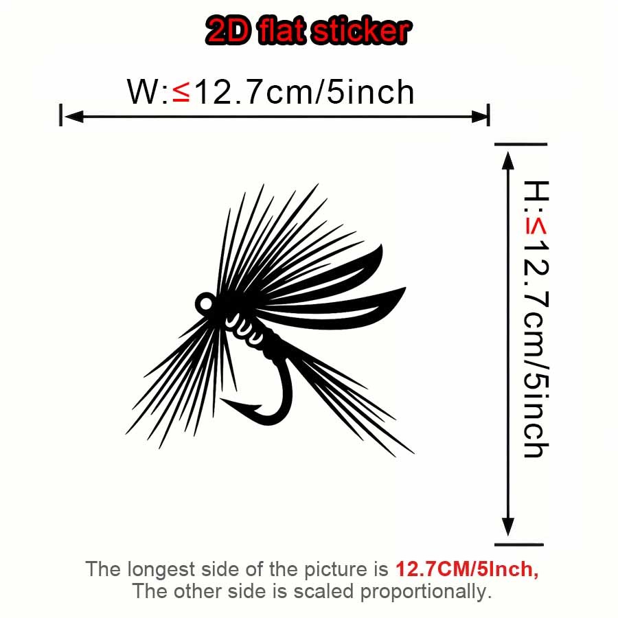Vinyl-Aufkleber für Einzelne F – Fishing Equipment Fly Bewertung und Preis