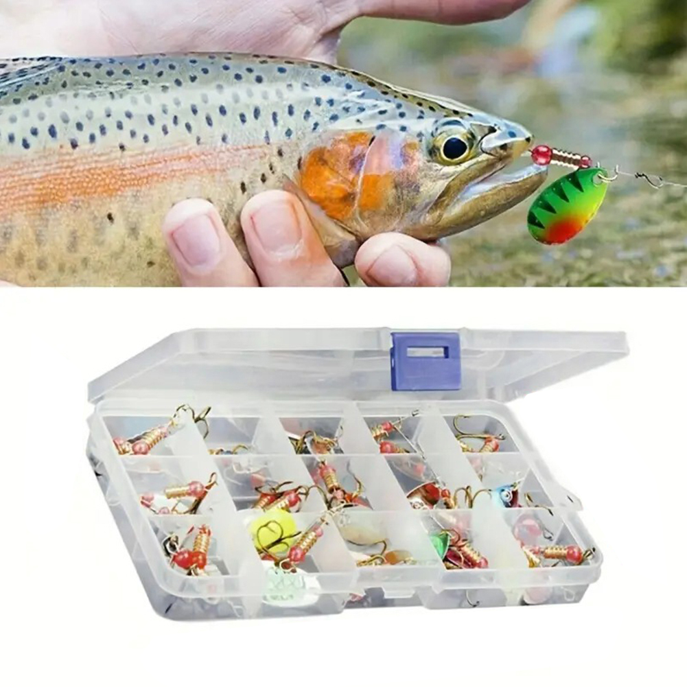 30 Stück Metall-Löffelspinner  – Bass Fishing Lure Bewertung und Preis