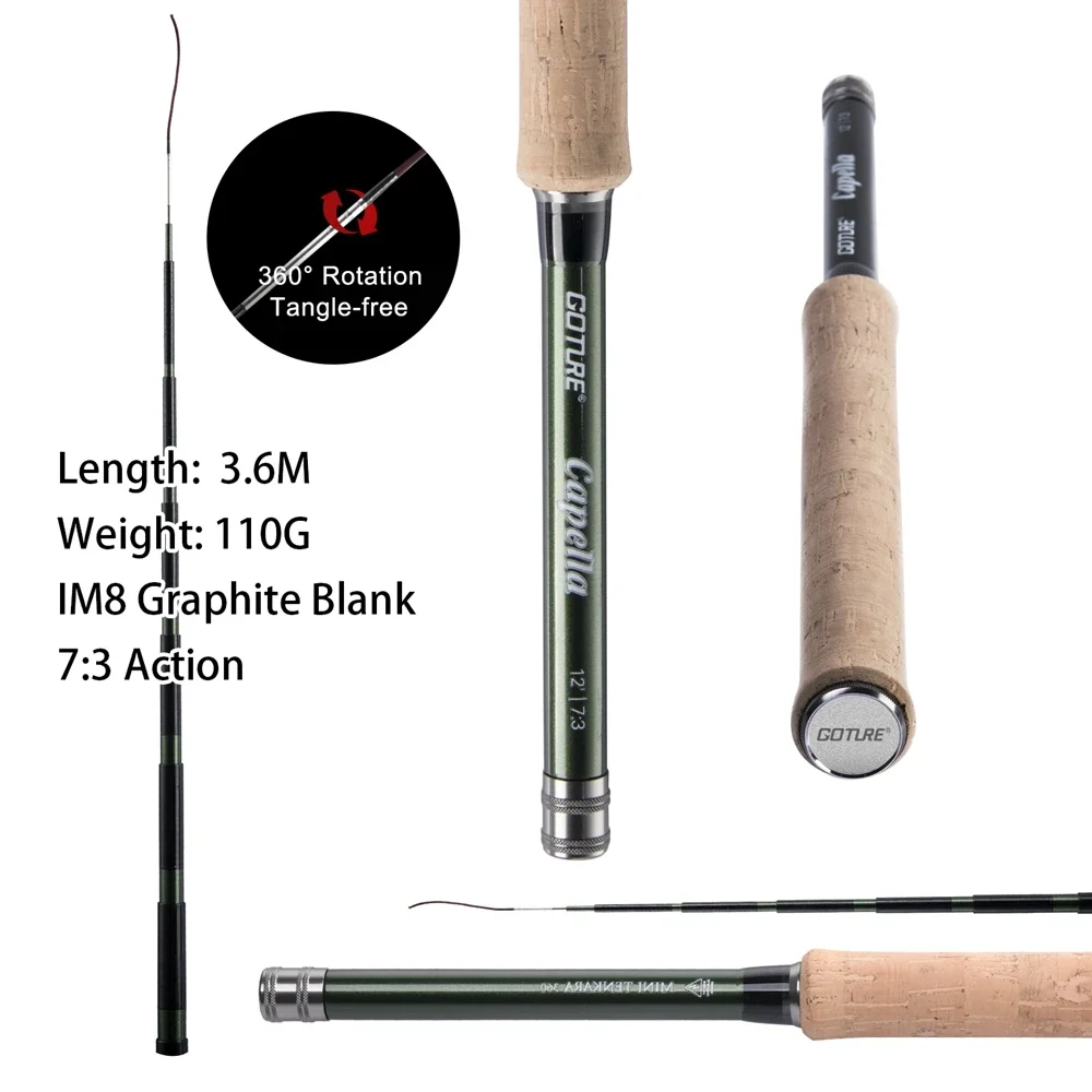 Goture 12FT Klassische Tenkara – Fishing Equipment Fly Bewertung und Preis